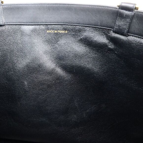 Chanel Cc Black Leather Tote Bag (Pre-Owned) - Picture 11 of 12